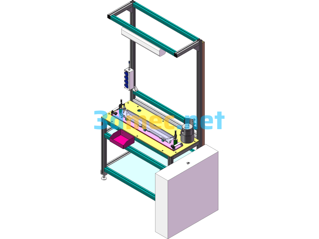 PA40 (Skylight OFFLINE Sunshade Shaft Pre-Installation Station) - 3D Model SolidWorks Free Download