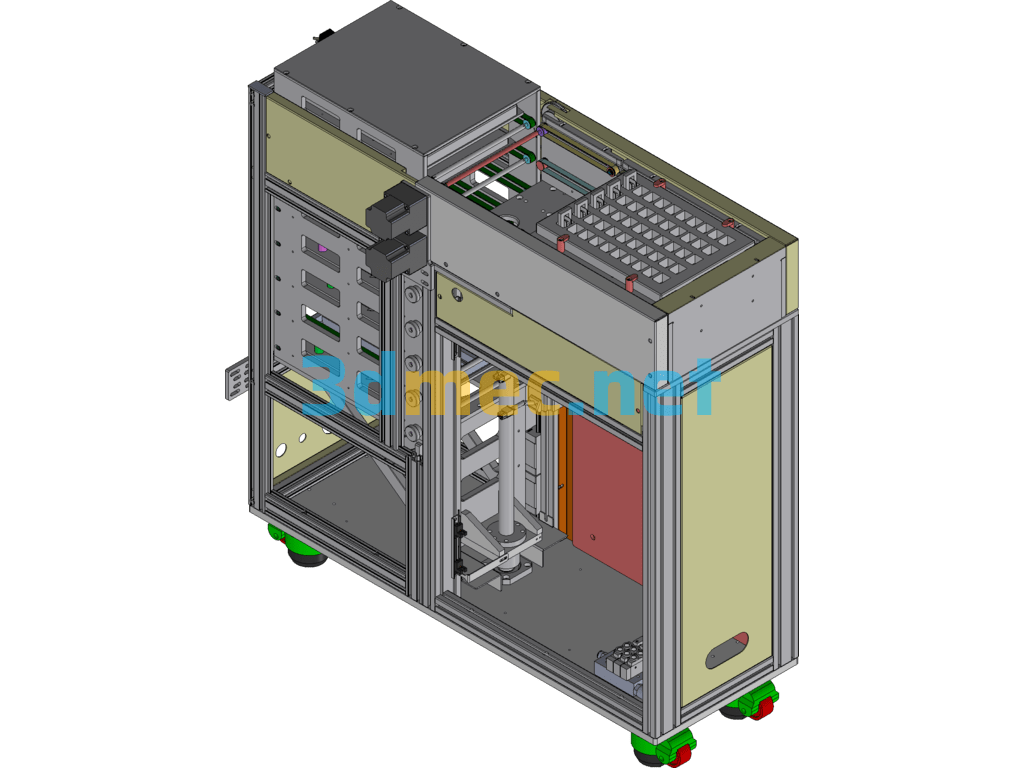 Tray Independent Loading Car - 3D Model Exported Free Download