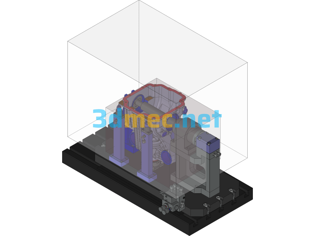 A Rear Shell Reduction Fixture (First Order) - 3D Model Exported Free Download