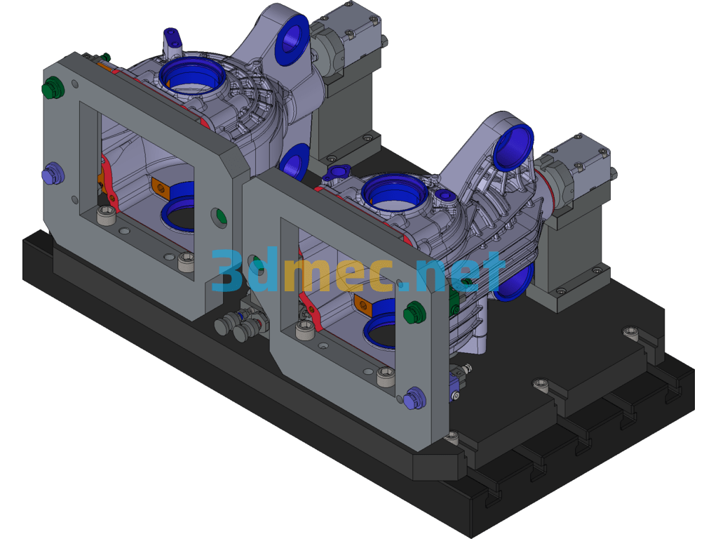 A Rear Shell Reduction Fixture (Fourth Order) - 3D Model Exported Free Download