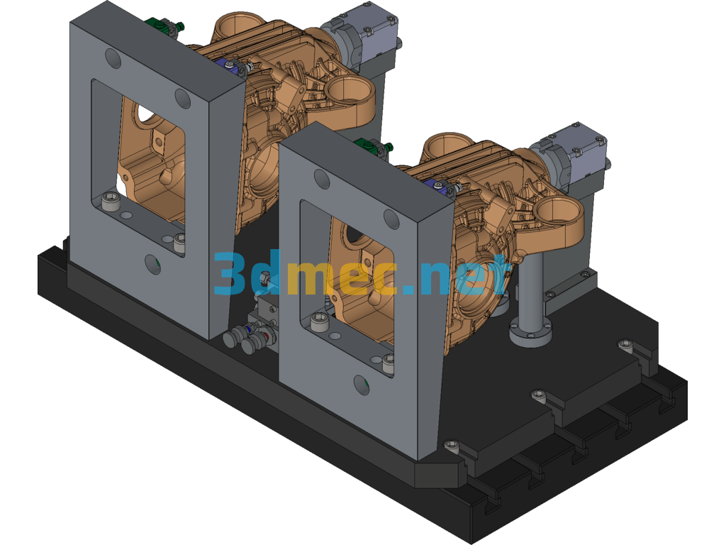 A Rear Shell Reduction Fixture (Fifth Order) - 3D Model Exported Free Download