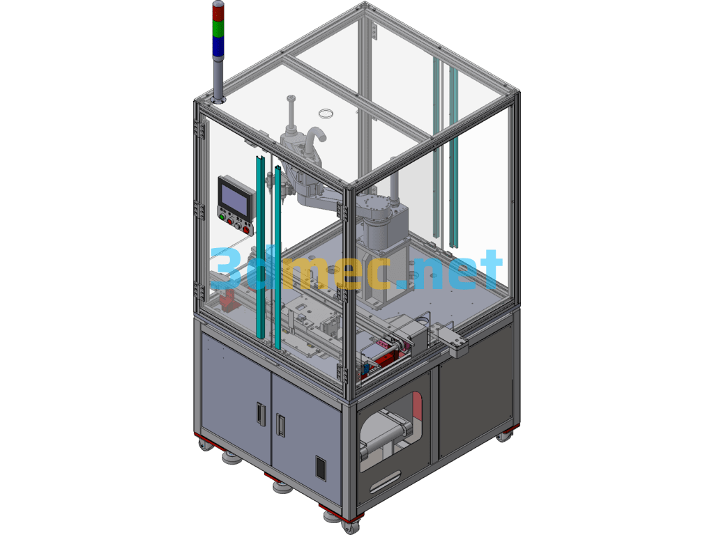 Online Robot Dispensing Equipment - 3D Model Exported Free Download