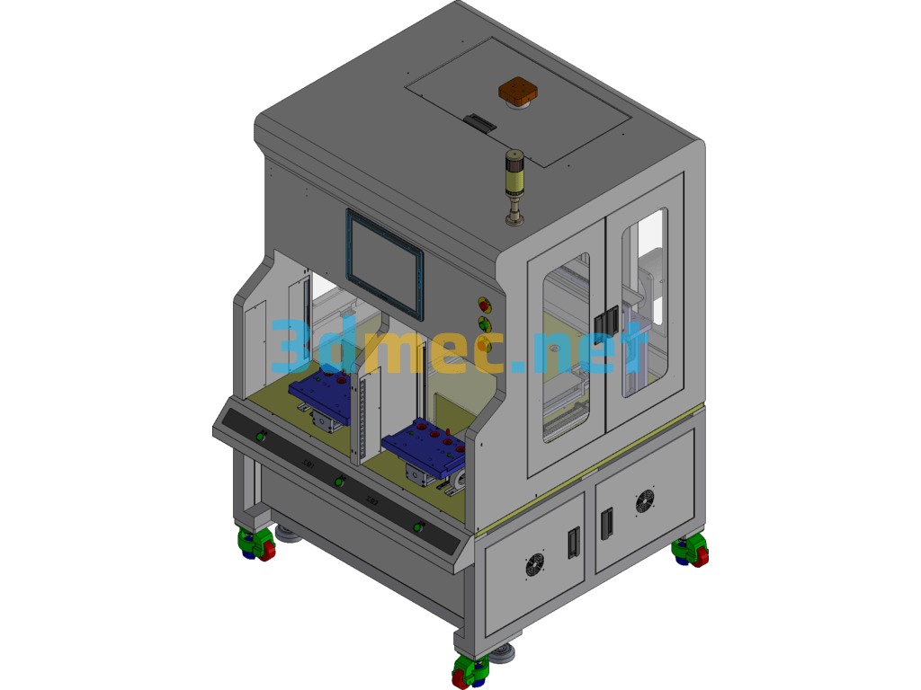 Plasma Cleaning Equipment - 3D Model Exported Free Download