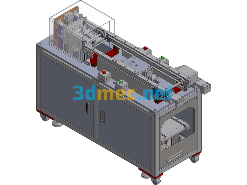 With Assembly Line Lift - 3D Model Exported Free Download