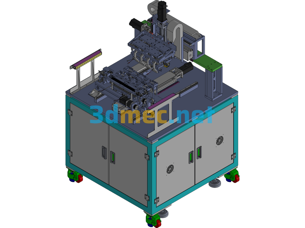 Heating Disassembly Equipment - 3D Model Exported Free Download