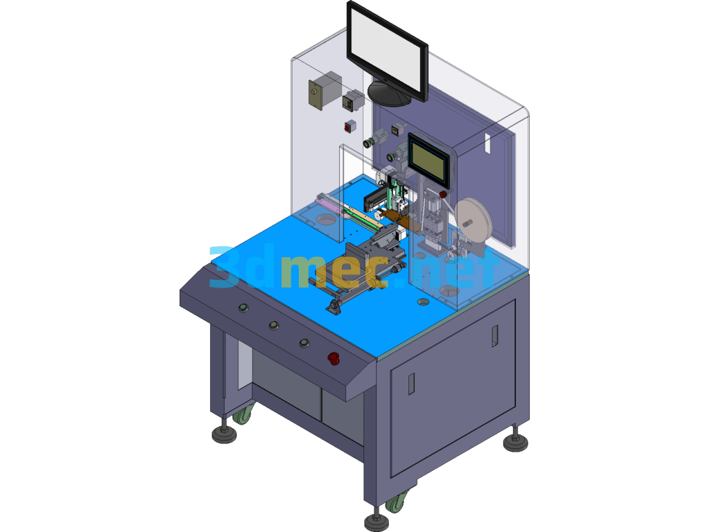 CCD Vision Automatic Taping Equipment V1 - 3D Model SolidWorks Free Download