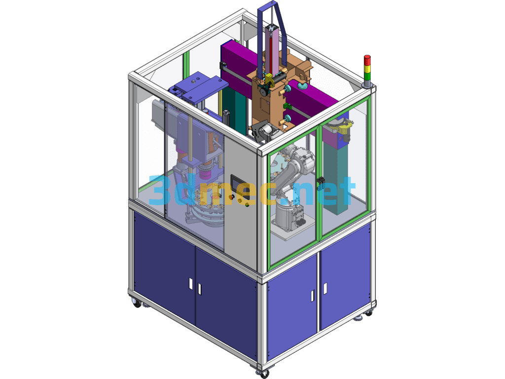 Double Head Rivet Assembly Equipment - 3D Model SolidWorks Free Download