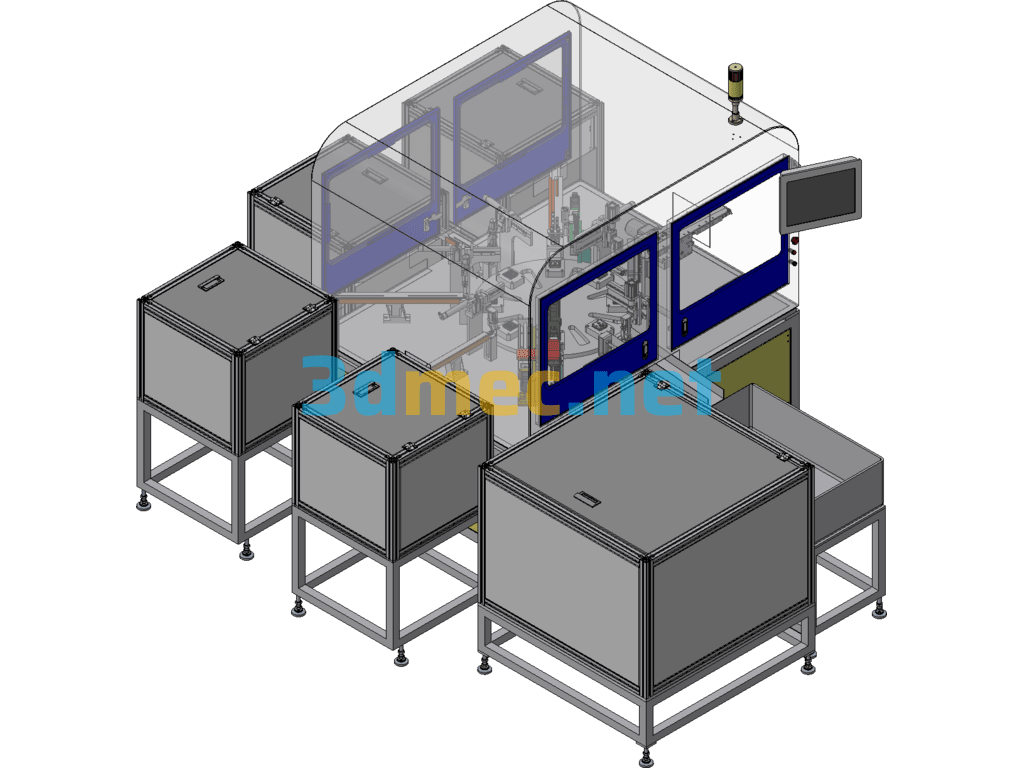 Plug Automatic Assembly Equipment - 3D Model Exported Free Download