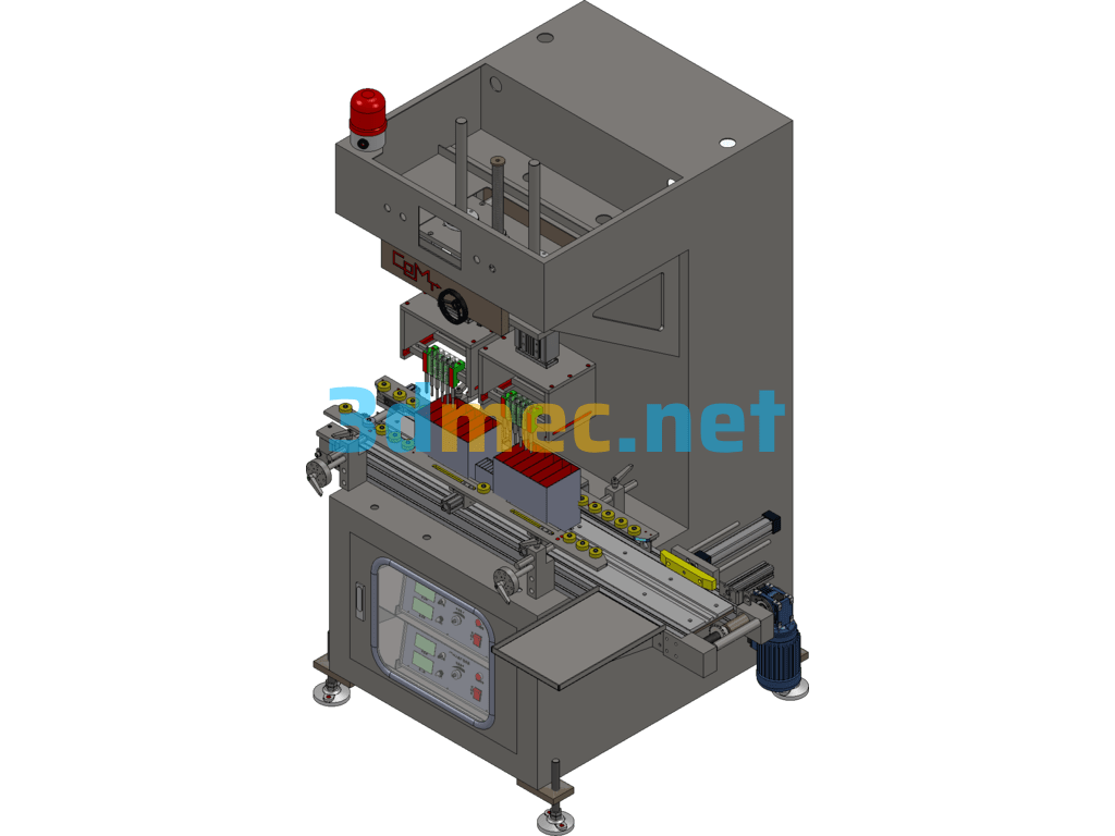 Fully Automatic High Voltage Short Circuit Detection Machine - 3D Model SolidWorks Free Download