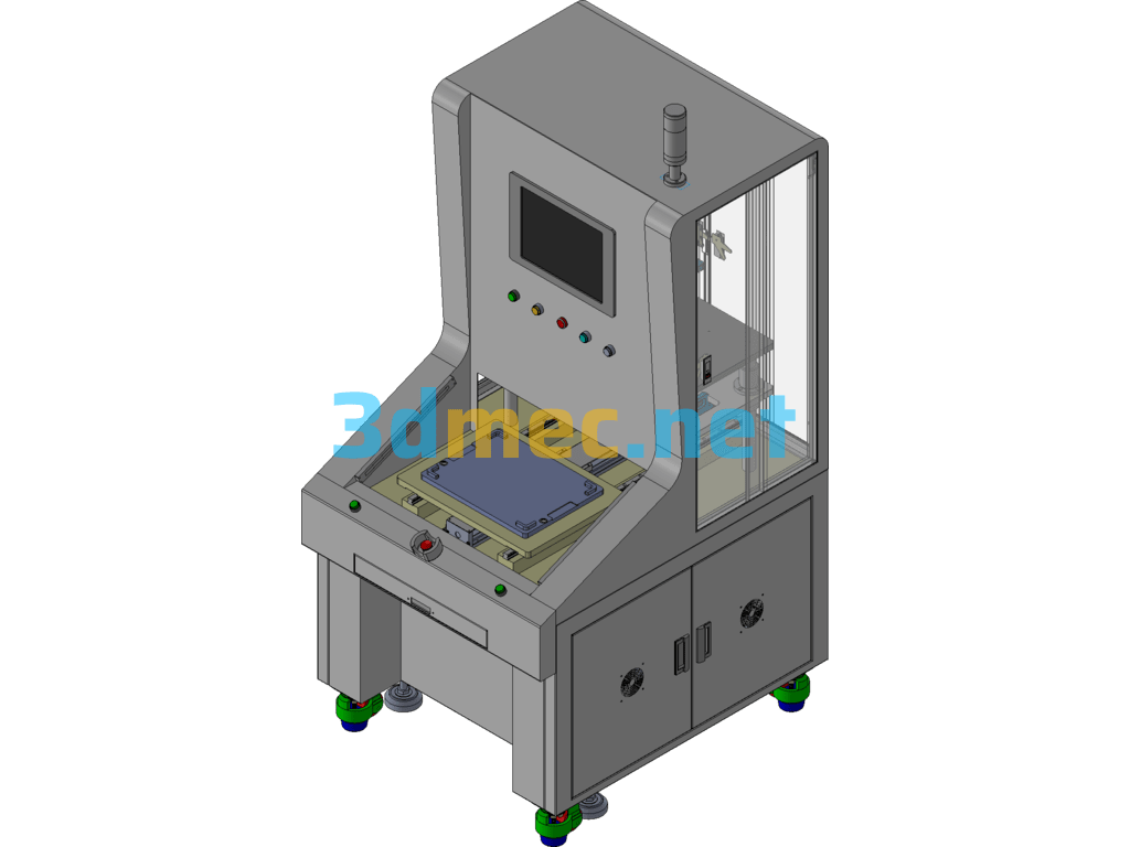 Single Machine Pressure Maintaining Equipment - 3D Model Exported Free Download