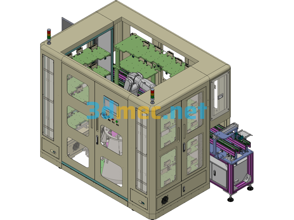 Stationary Equipment - 3D Model Exported Free Download