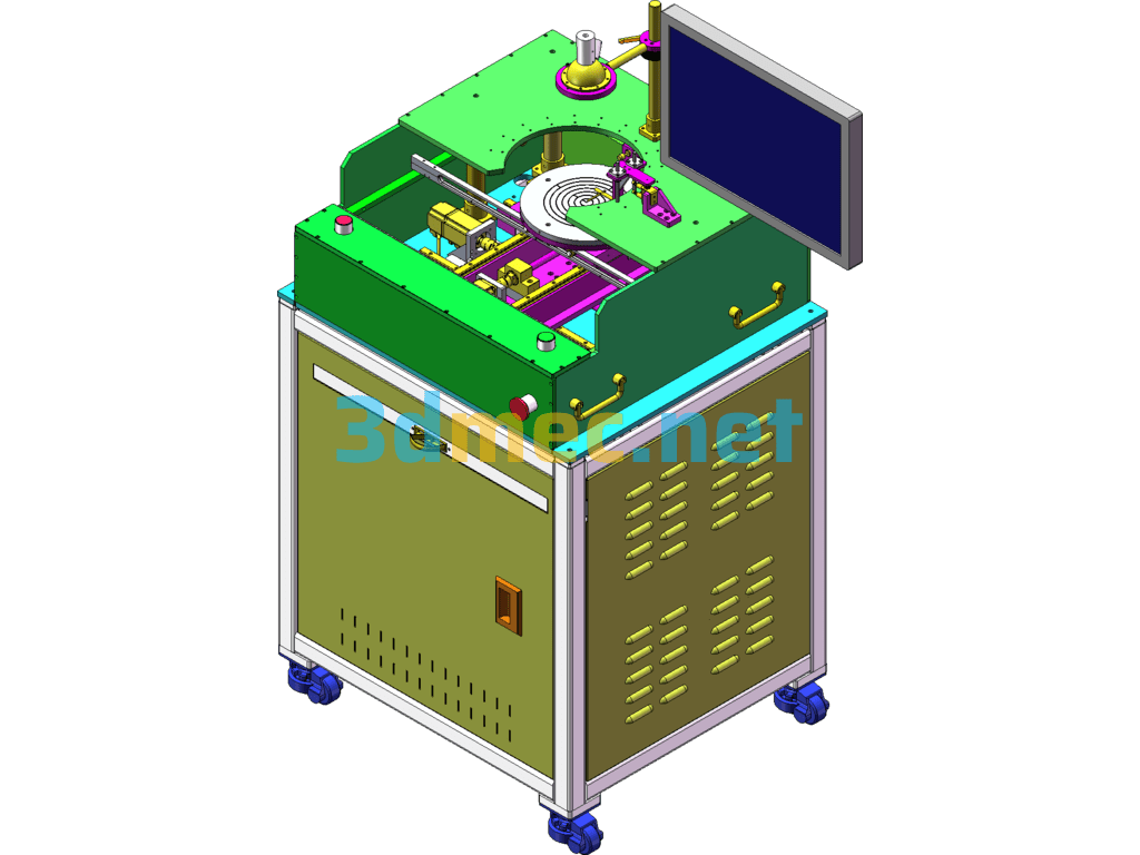 Probe Station Test Equipment - 3D Model SolidWorks Free Download