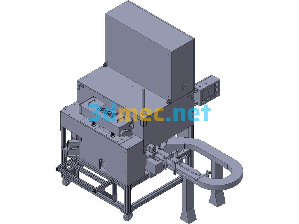 Mascara Filling And Capping Machine - 3D Model Exported Free Download