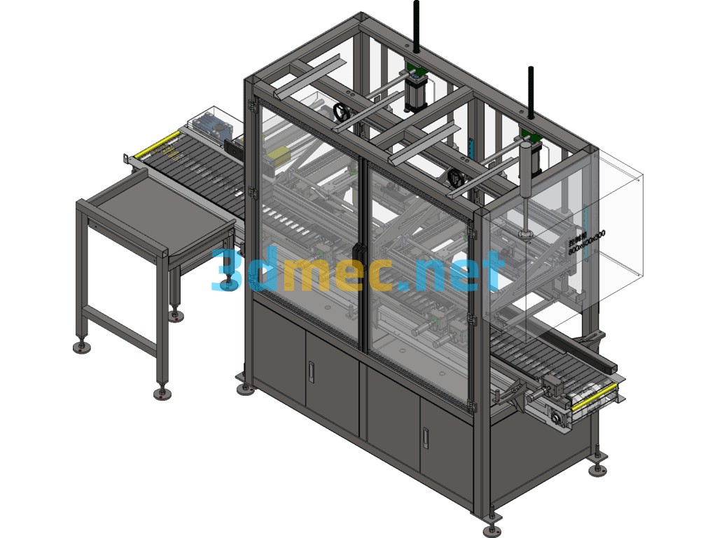 Fully Automatic Double-Station High-Pressure Tightness Testing Machine - 3D Model SolidWorks Free Download