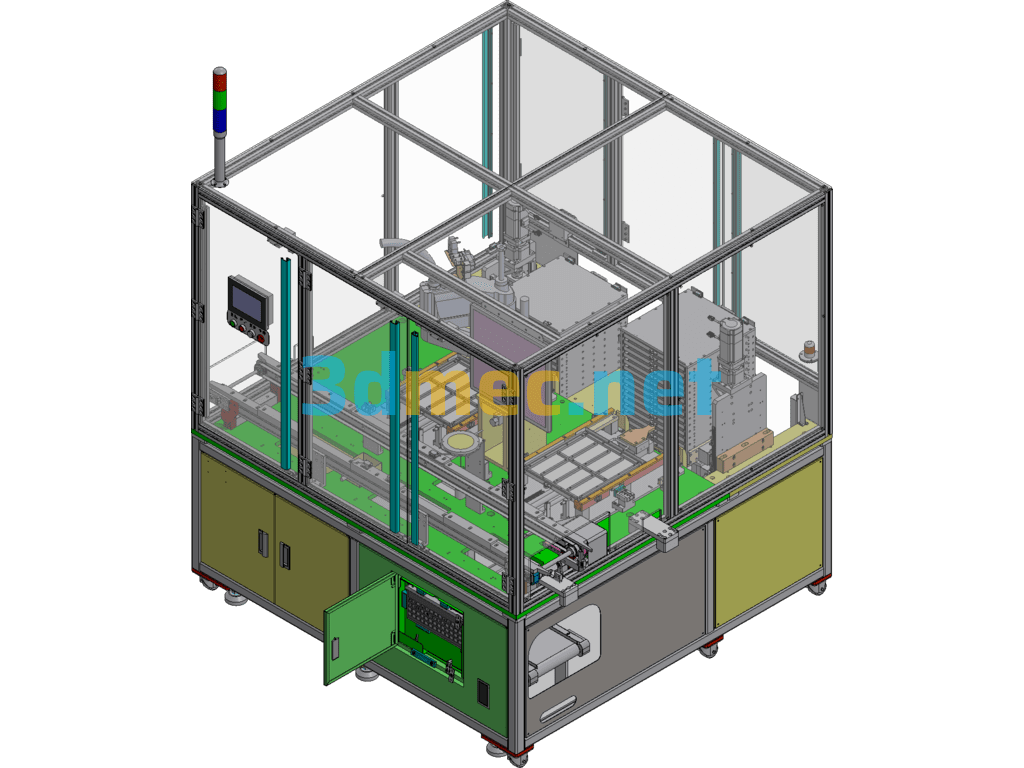 Robot Automatic Feeding Assembly Equipment - 3D Model Exported Free Download