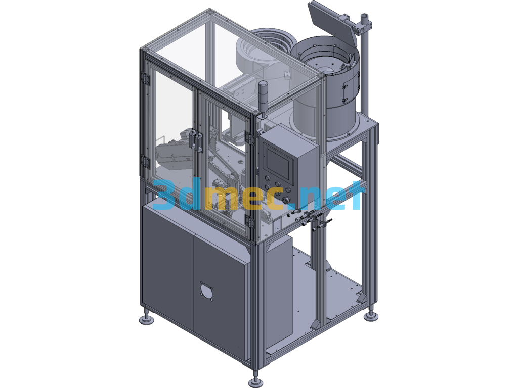 Needle Roller Automatic Assembly Machine - 3D Model Exported Free Download