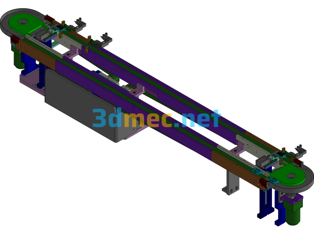 Rotary Reflux Line - 3D Model Exported Free Download