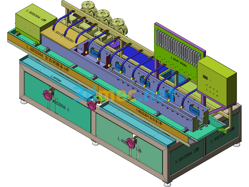 3m Cooling And Shaping Table - 3D Model SolidWorks Free Download