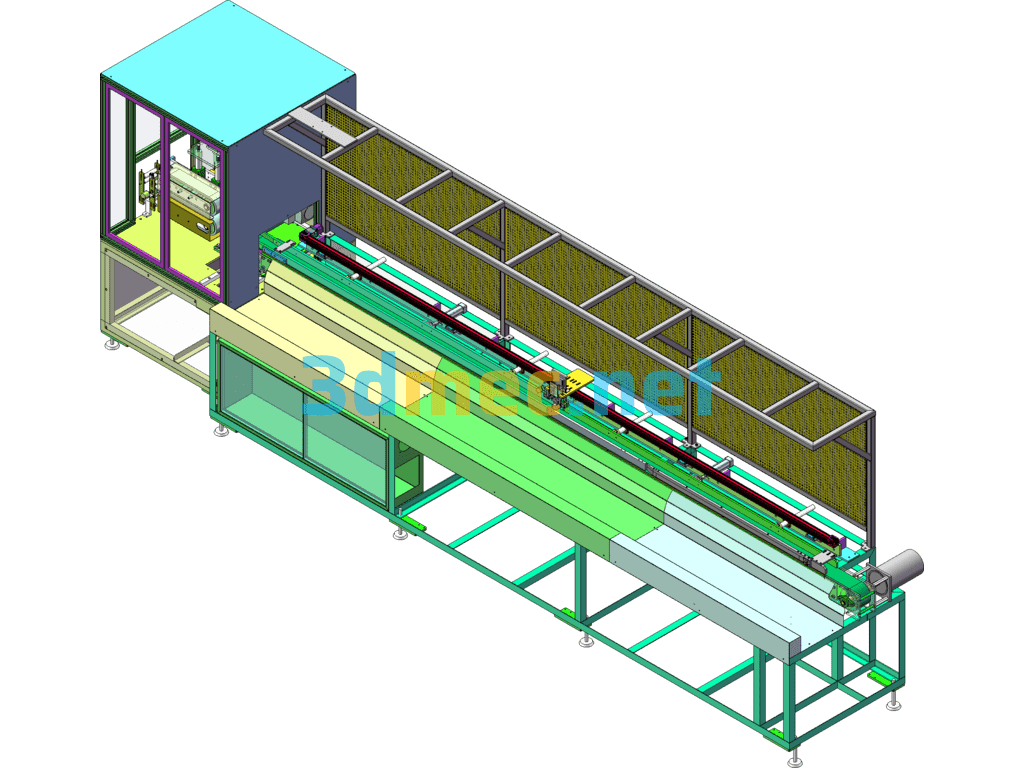 Online Sawing And Punching Machine - 3D Model SolidWorks Free Download