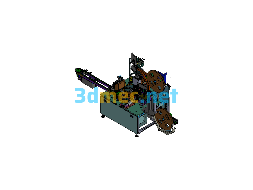 SIM Card Assembly Equipment - 3D Model Exported Free Download