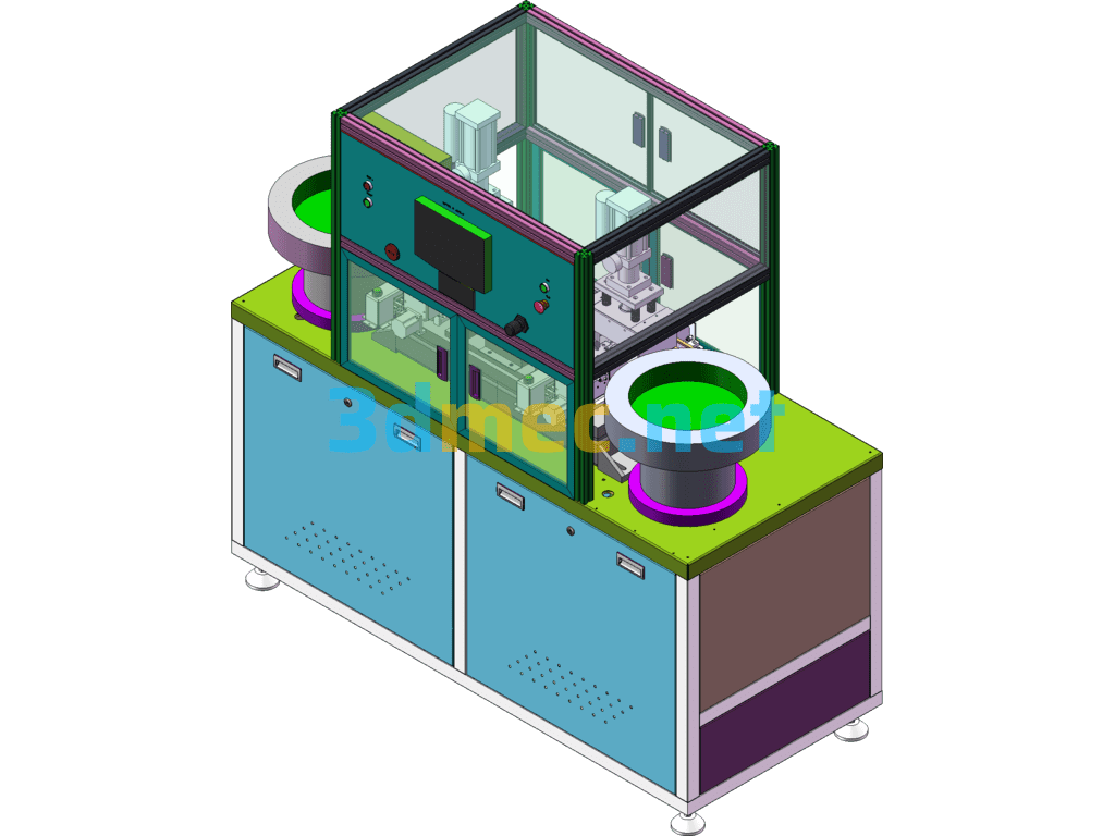 Qixin Automatic Assembly Equipment - 3D Model SolidWorks Free Download