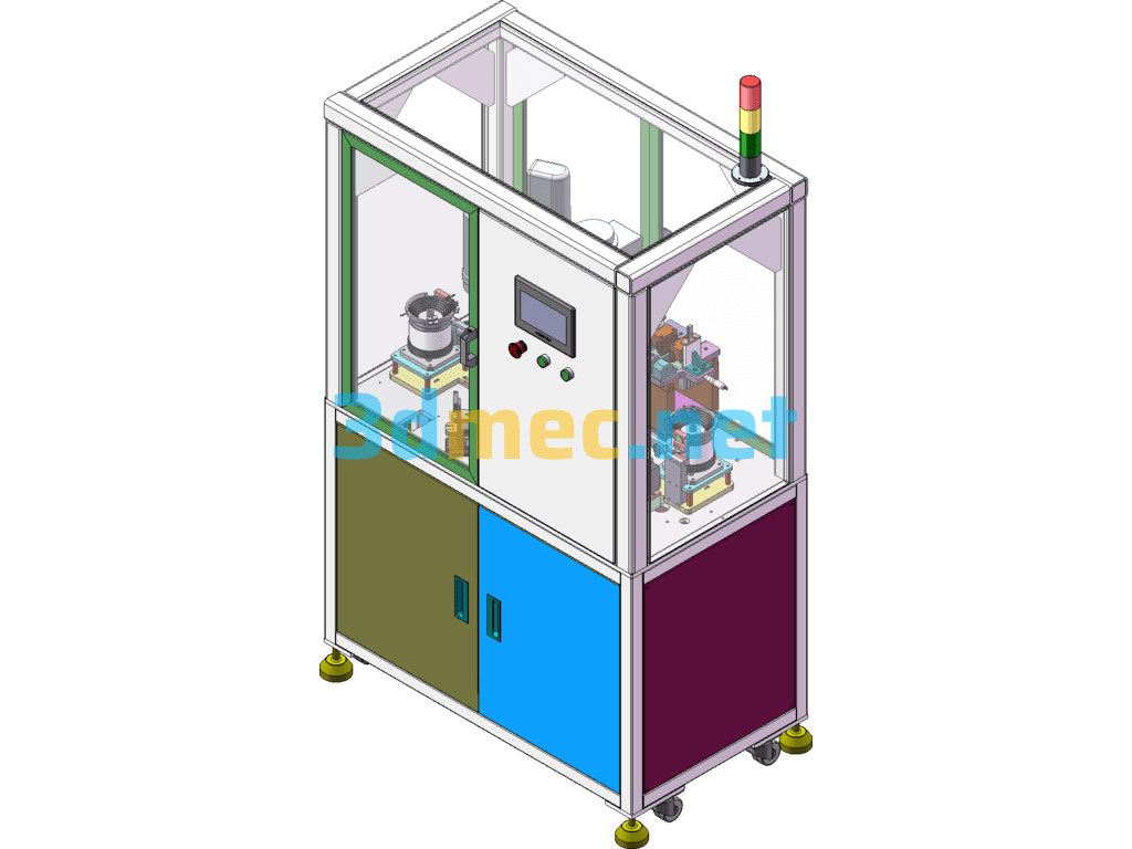 SMC Automatic Sorting Equipment B - 3D Model SolidWorks Free Download