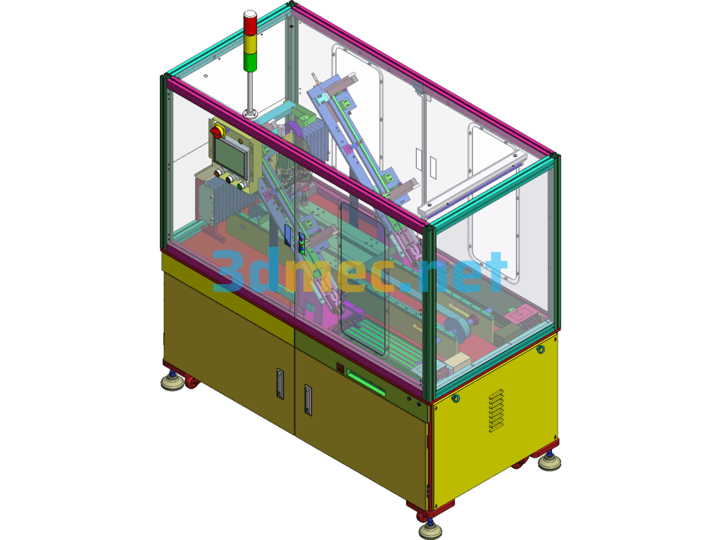 Bottom Shell Assembly Equipment - 3D Model SolidWorks Free Download