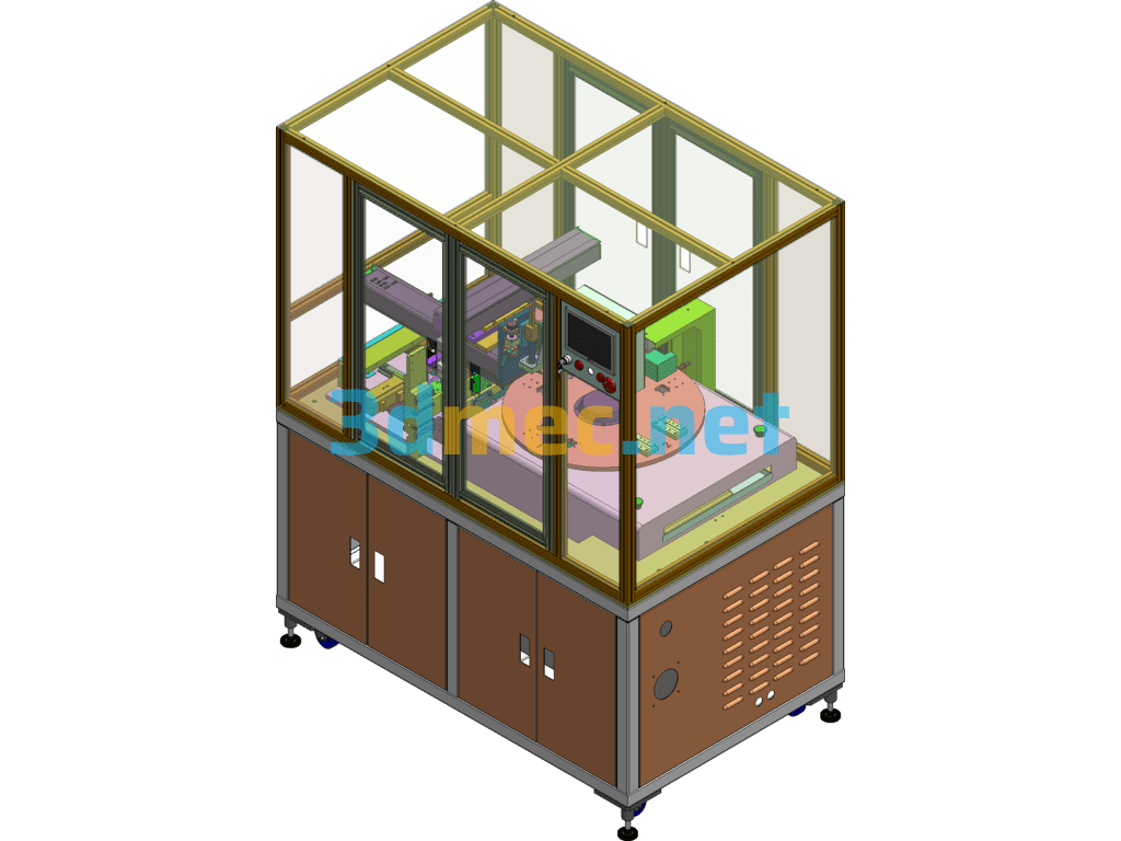 Automatic Heat Sealing Equipment - 3D Model SolidWorks Free Download