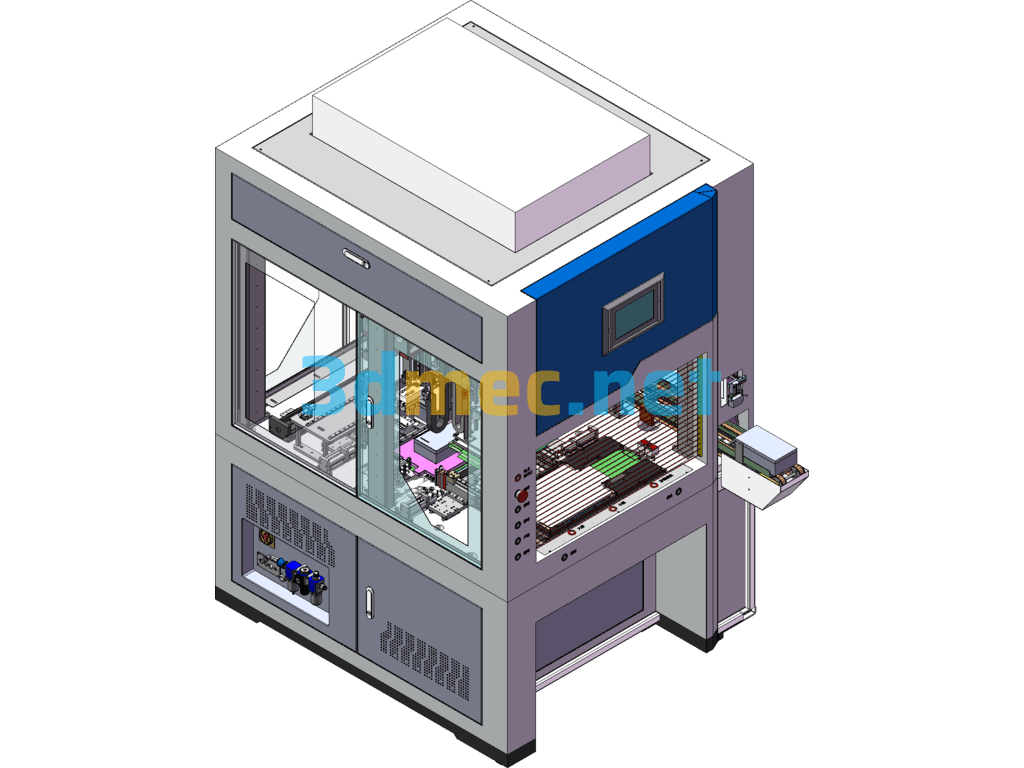 Semi-Automatic Packaging Machine - 3D Model SolidWorks Free Download