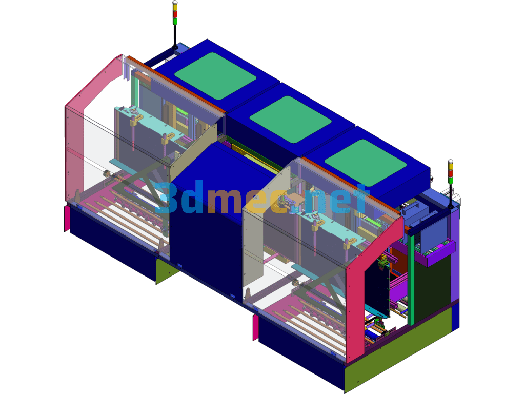 Q16 Automatic Wire Arrangement Equipment A - 3D Model SolidWorks Free Download