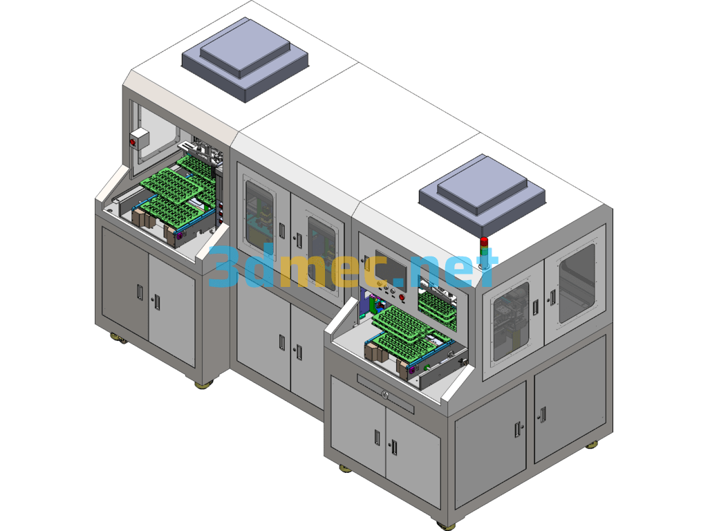 Fully Automatic Resistance Testing Machine - 3D Model SolidWorks Free Download