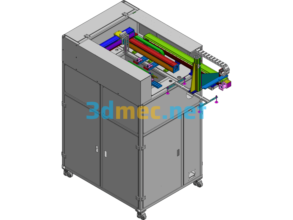 Produced Light-Guiding Laser Cutting Equipment + Engineering Drawings + BOM - 3D Model SolidWorks Free Download