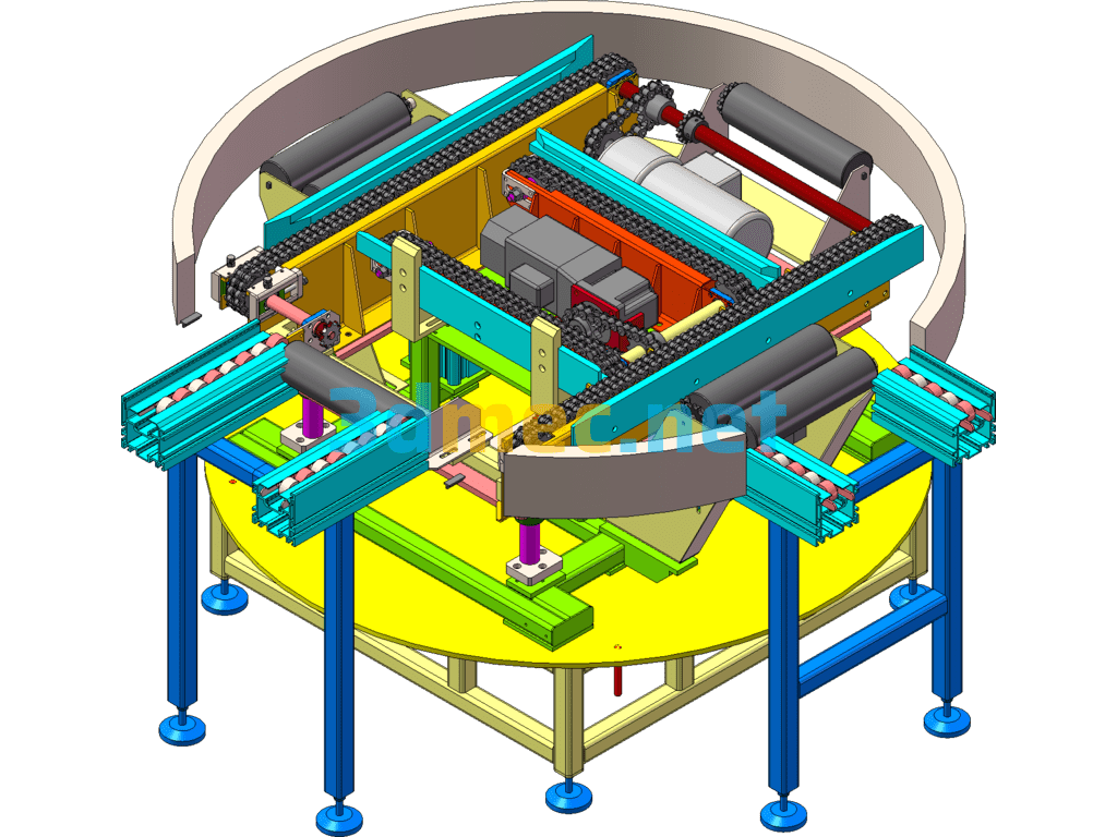 X2022-0111-A00-Lifting Rotation 4 - 3D Model SolidWorks Free Download