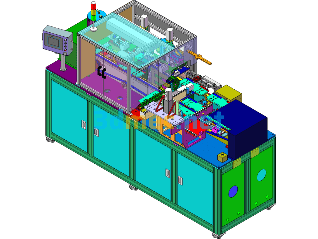 Fully Automatic Jacking Machine - 3D Model SolidWorks Free Download