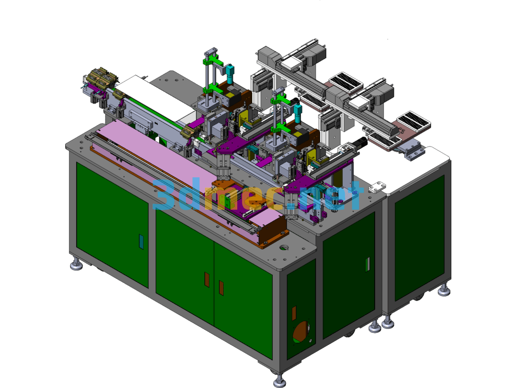 A Double-Station Manual Feeding Capping Machine - 3D Model SolidWorks Free Download