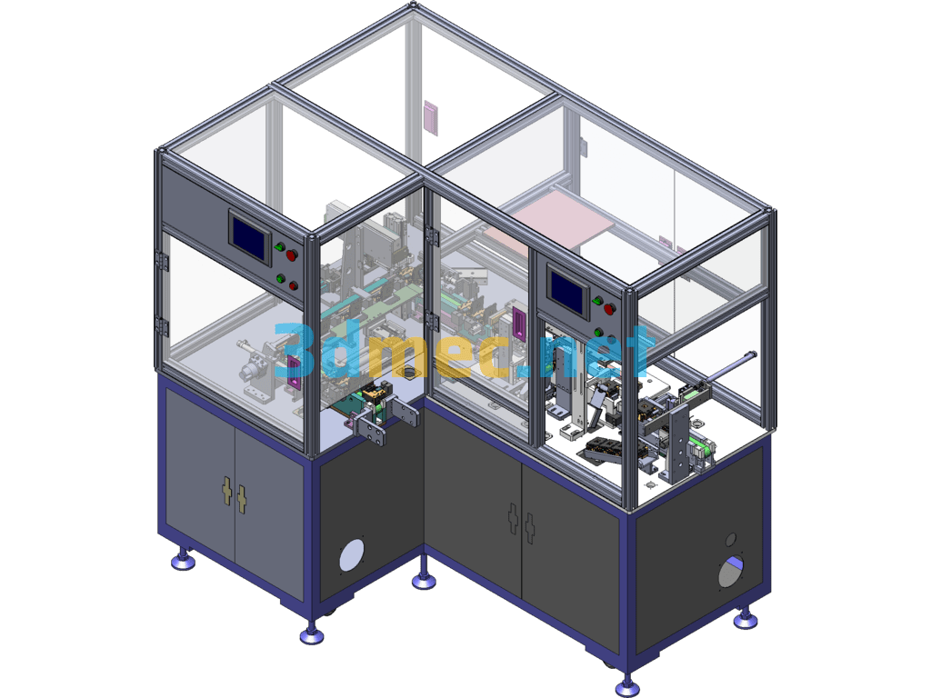 A Thread Positioning Machine - 3D Model SolidWorks Free Download