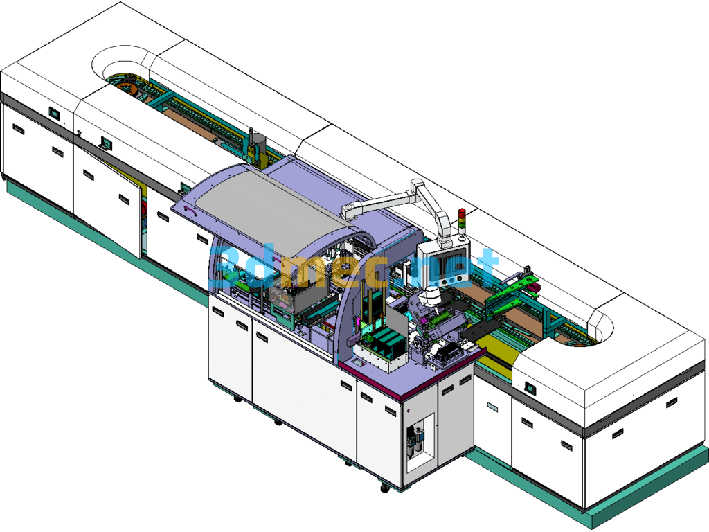 Glue Filling And Packaging Equipment - 3D Model SolidWorks Free Download