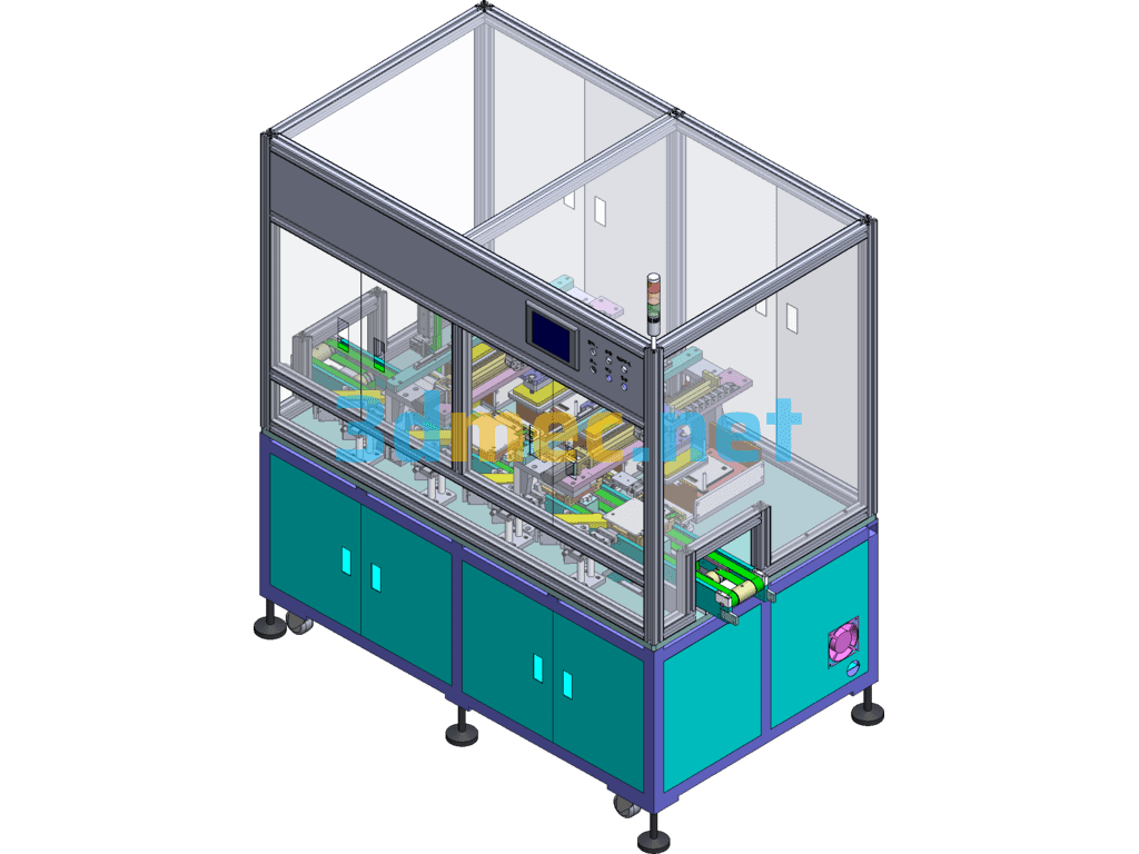 A VHB Adhesive Sticking Device - 3D Model SolidWorks Free Download