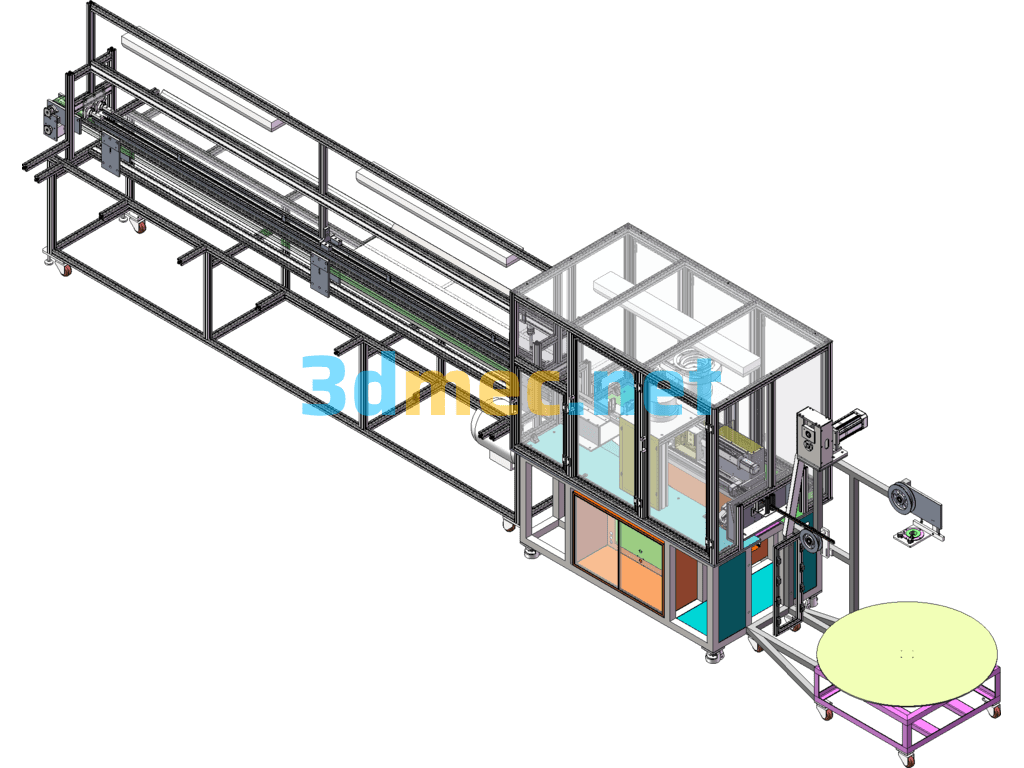 Automatic Buckle Machine - 3D Model SolidWorks Free Download