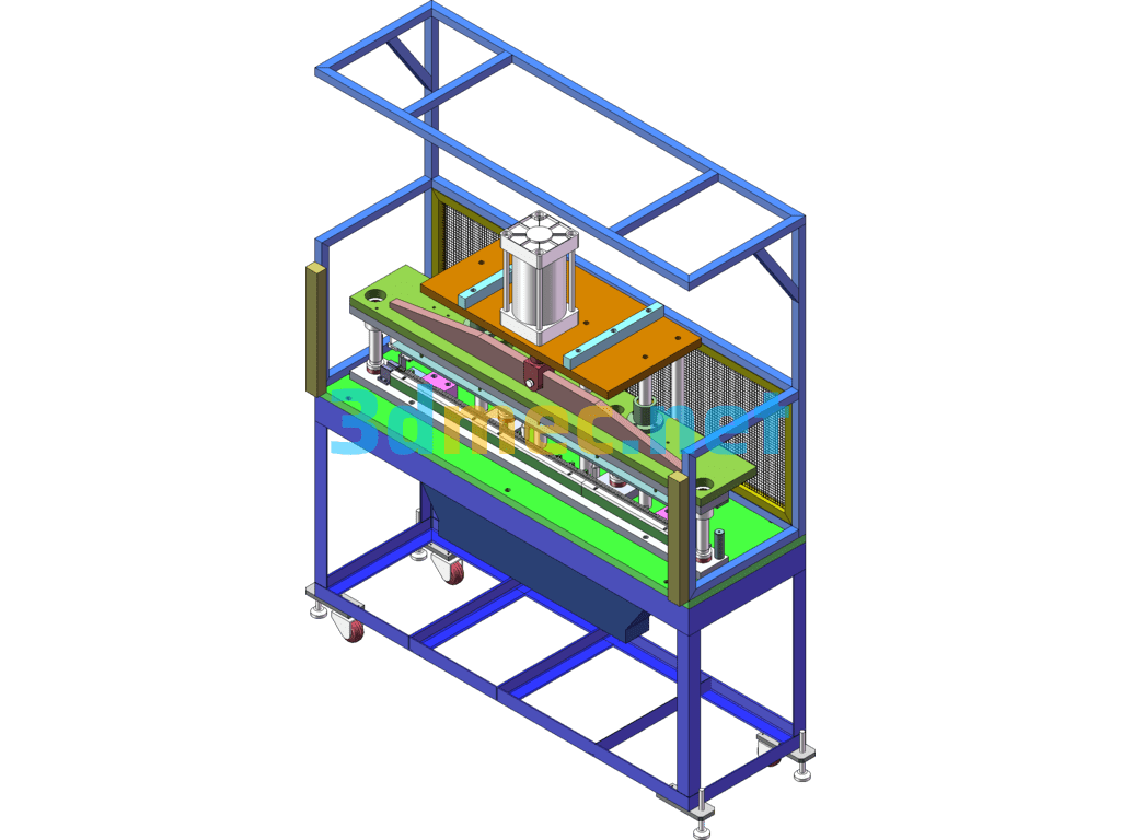 015B Lip Punching Tool - 3D Model SolidWorks Free Download