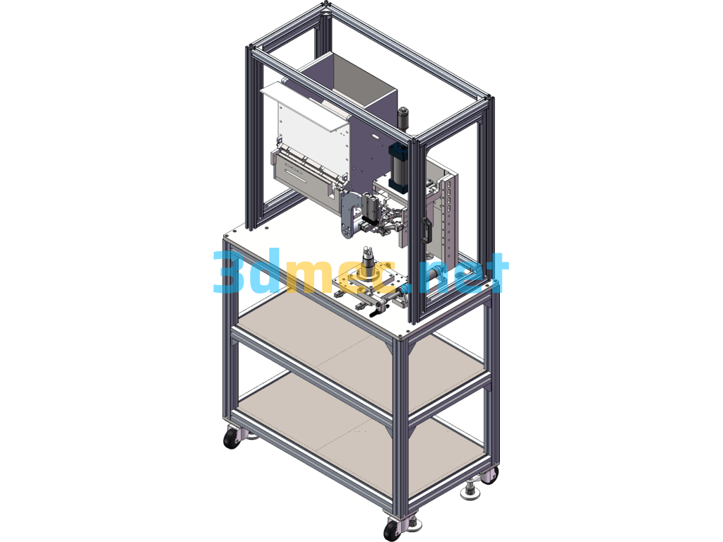 Automatic Oil Pipe Installation Machine - 3D Model SolidWorks Free Download