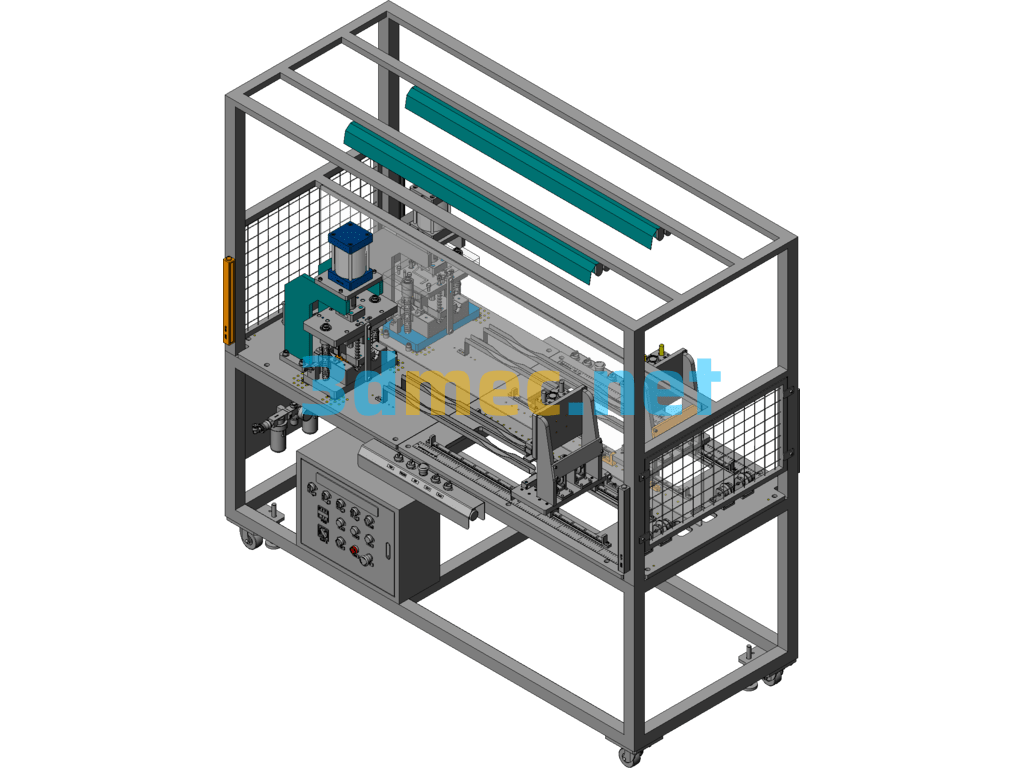 FC-3AC Cutting Machine - 3D Model SolidWorks Free Download