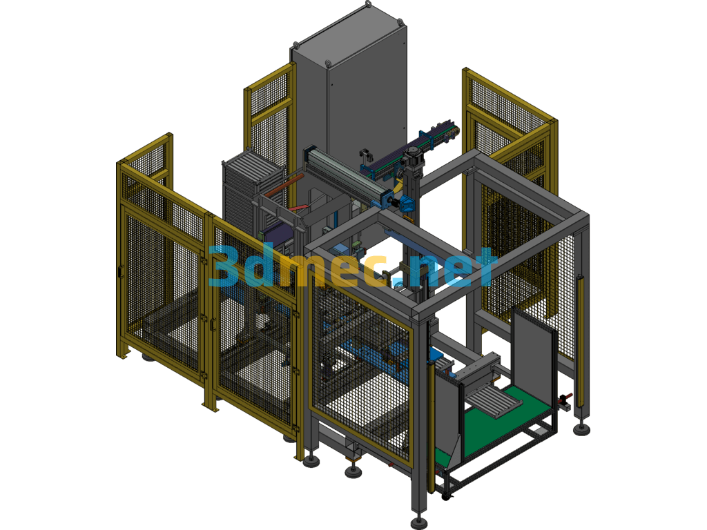 Radiator Flat Tube Collector, Tube Making Machine Flat Tube Collector, B-Type Tube Collector - 3D Model Exported Free Download