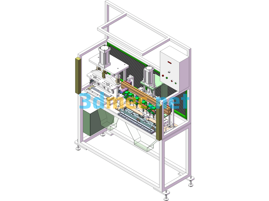 Drilling And Punching Machine - 3D Model SolidWorks Free Download