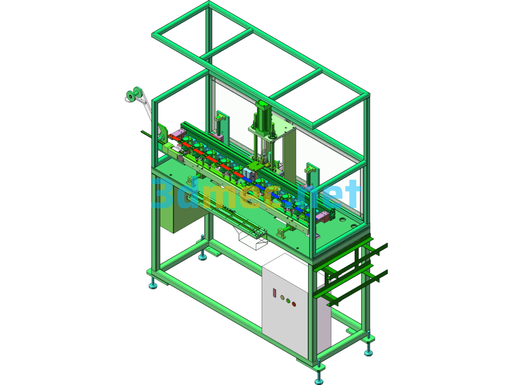 C01 Backdoor Punch Machine - 3D Model SolidWorks Free Download