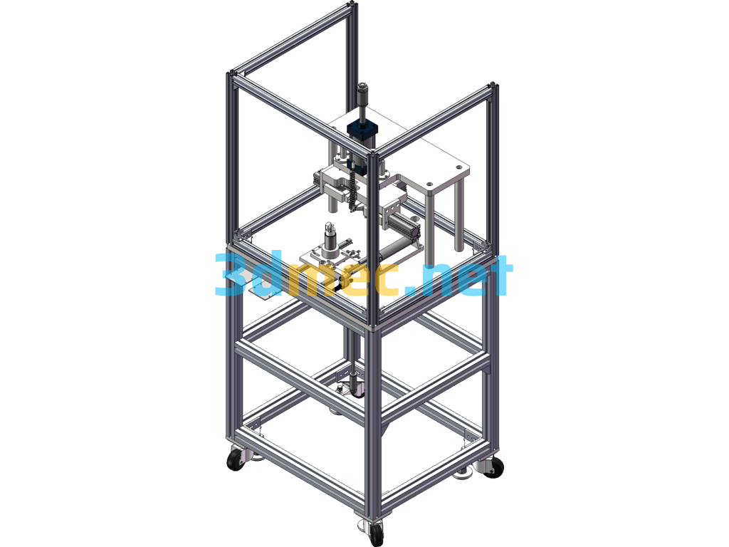 Bellows Fittings Assembly Machine - 3D Model SolidWorks Free Download