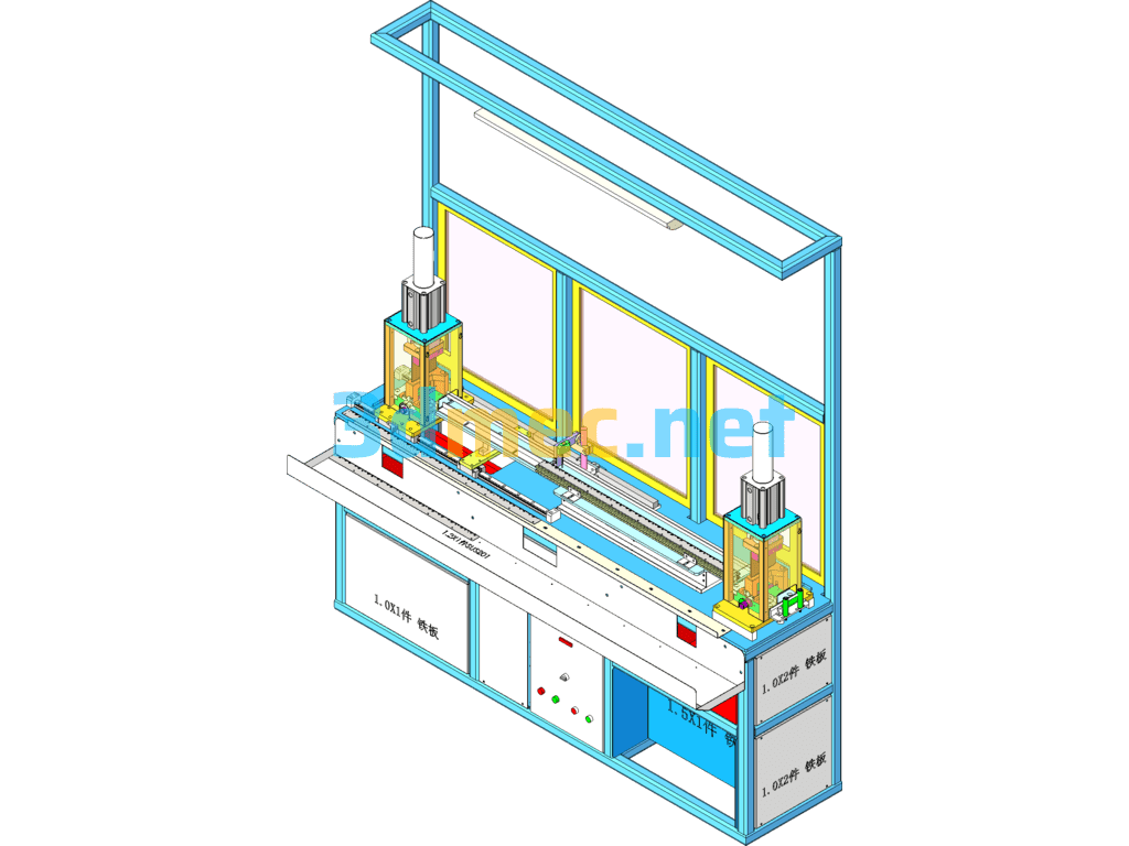 Universal Cut-To-Length Tooling - 3D Model SolidWorks Free Download