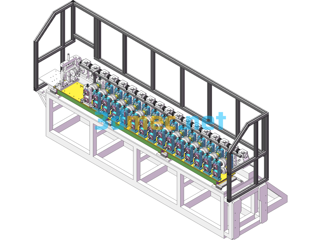 Molding Machine Equipment - 3D Model SolidWorks Free Download