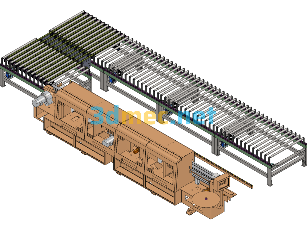 Self-Rotating Edge Banding Machine Solution - 3D Model SolidWorks Free Download