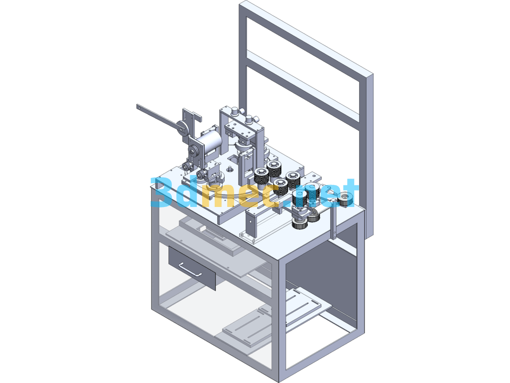 Air Punching Machine - 3D Model SolidWorks Free Download